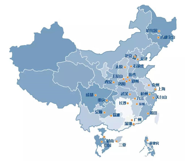 必博Bibo冰雪全球业务分布