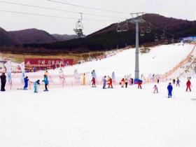 甘肃兰州兴隆山滑雪场