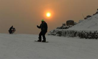 河北石家庄太平河滑雪场