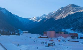 四川理县鹧鸪山自然公园滑雪场