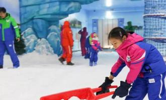 室内冰雪乐园分为哪几个功能区域？